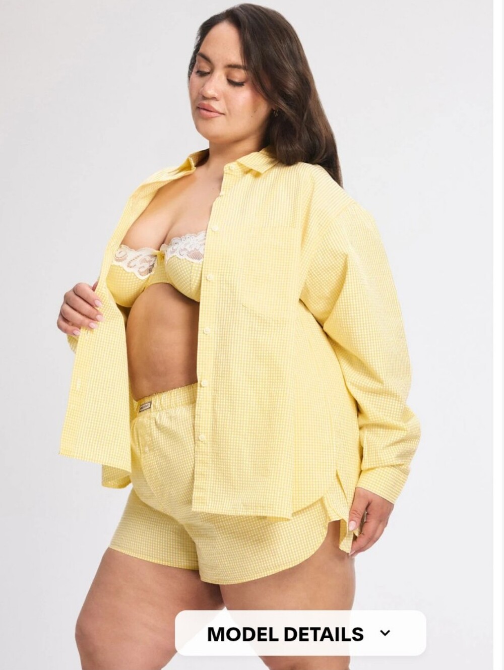 Savage X Fenty Kickback Casuals Sleep Button-Down Shirt- S